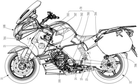 CFMOTO developing camera-adjusted active suspension image