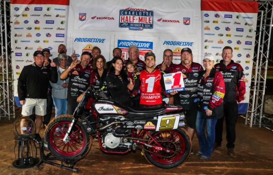 FTR750 says bye bye to American Flat Track racing image