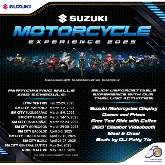 Suzuki kicks off nationwide Suzuki Motorcycle Experience image