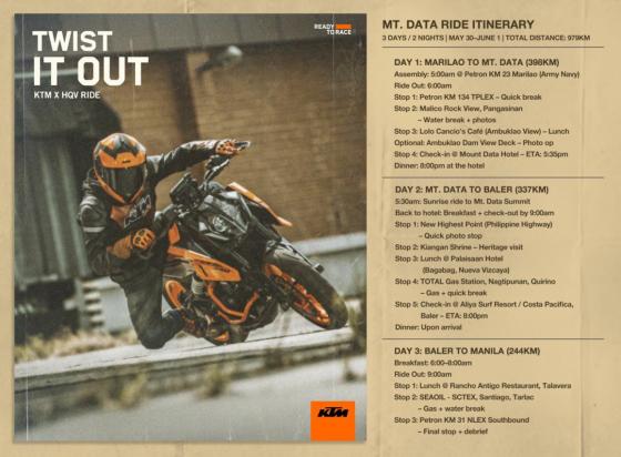 KTM PH invites you to a 3-day adventure in Mt. Data, Baler image