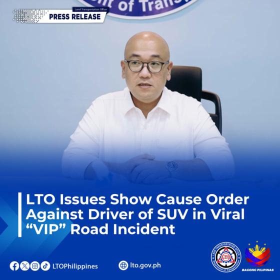 DOTr Usec. in hot seat after viral video reveals illegal use of plate, wang-wang image