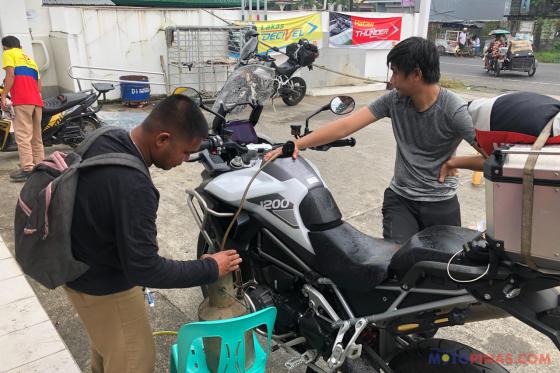 The day my ride got filled with water The day my ride got filled with water image