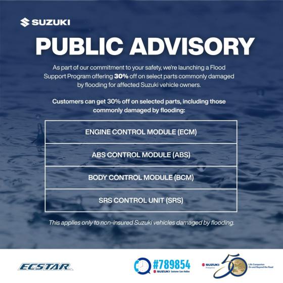 From R150 to marine: Suzuki sends relief to flood victims From R150 to marine: Suzuki sends relief to flood victims image