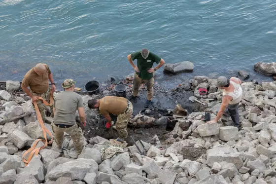 While Habagat floods PH, EU drought reveals rare WWII-era motorcycle in Danube While Habagat floods PH, EU drought reveals rare WWII-era motorcycle in Danube image