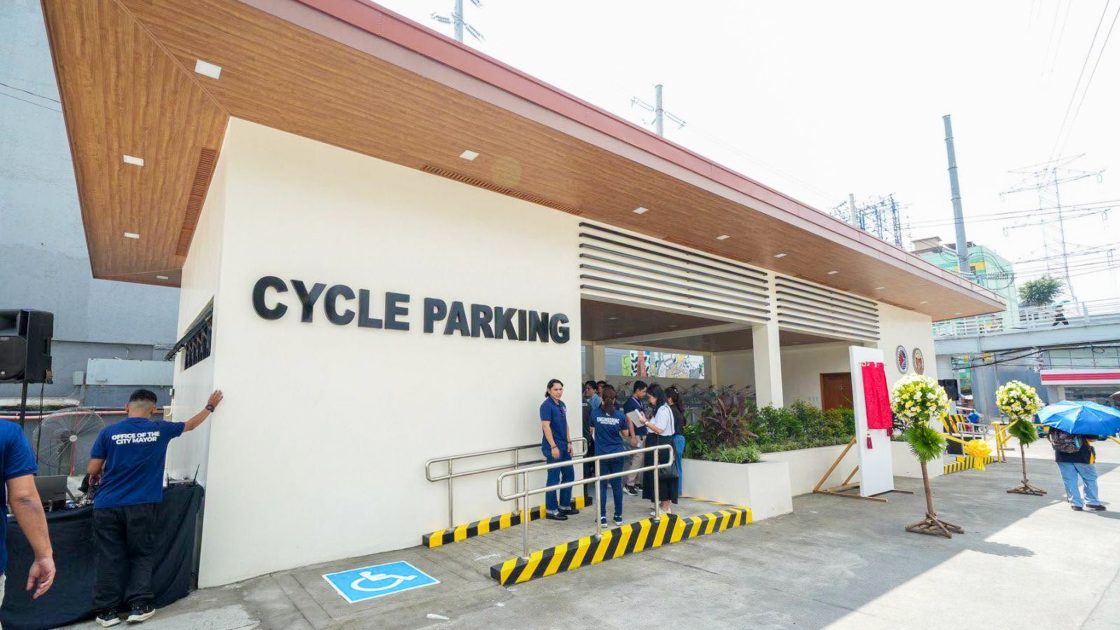 DOTr opens PHP 16.121 million ‘bicycle parking area’ in Alabang