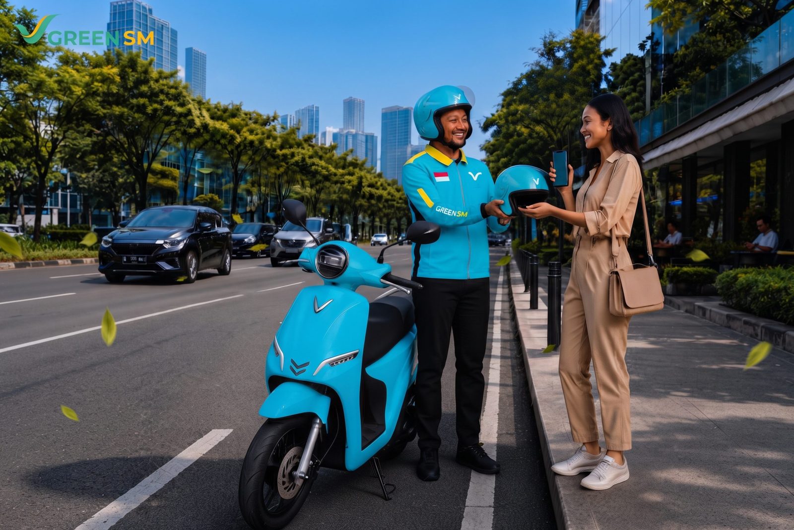 Green GSM launches VinFast e-MC taxi in Jakarta, PHP 137 daily boundary