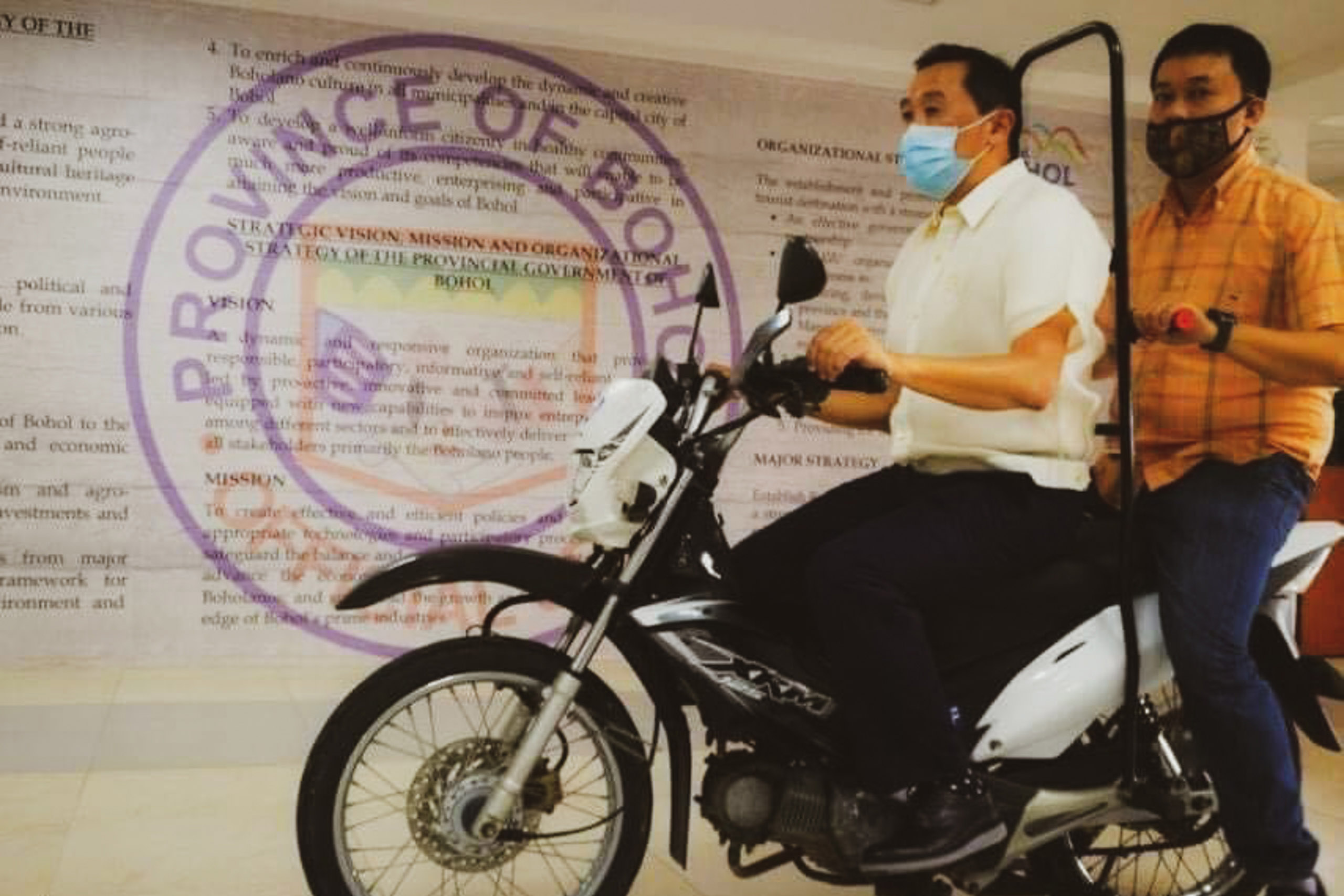 Backrider shield could cost at least PhP1,500 to PhP3K to build