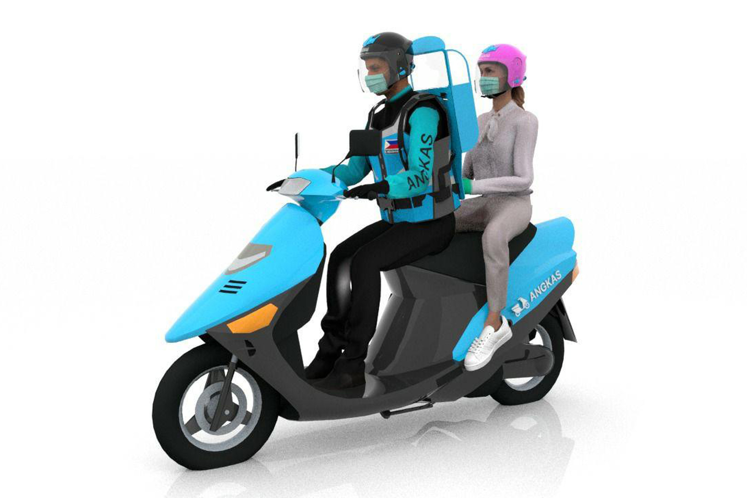 Angkas backrider shield design approved by NTF - Motorcycle News