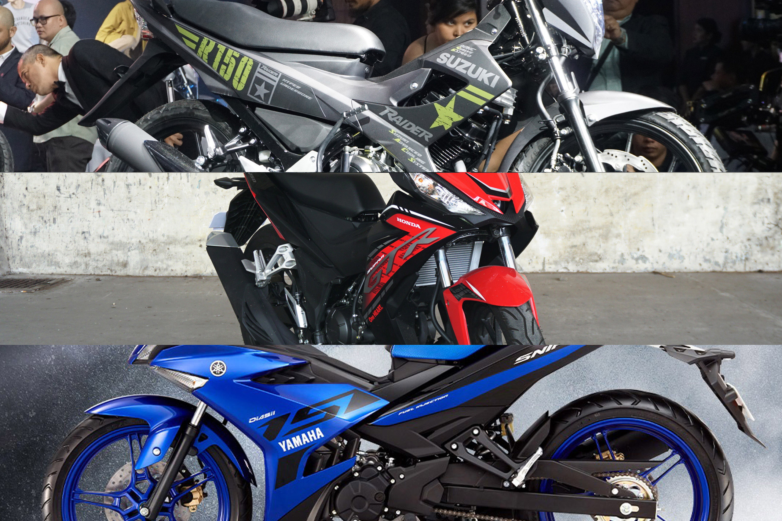 Hyper Underbone Spec Check Suzuki Raider Yamaha Sniper Honda Supra Gtr Motorcycle Features