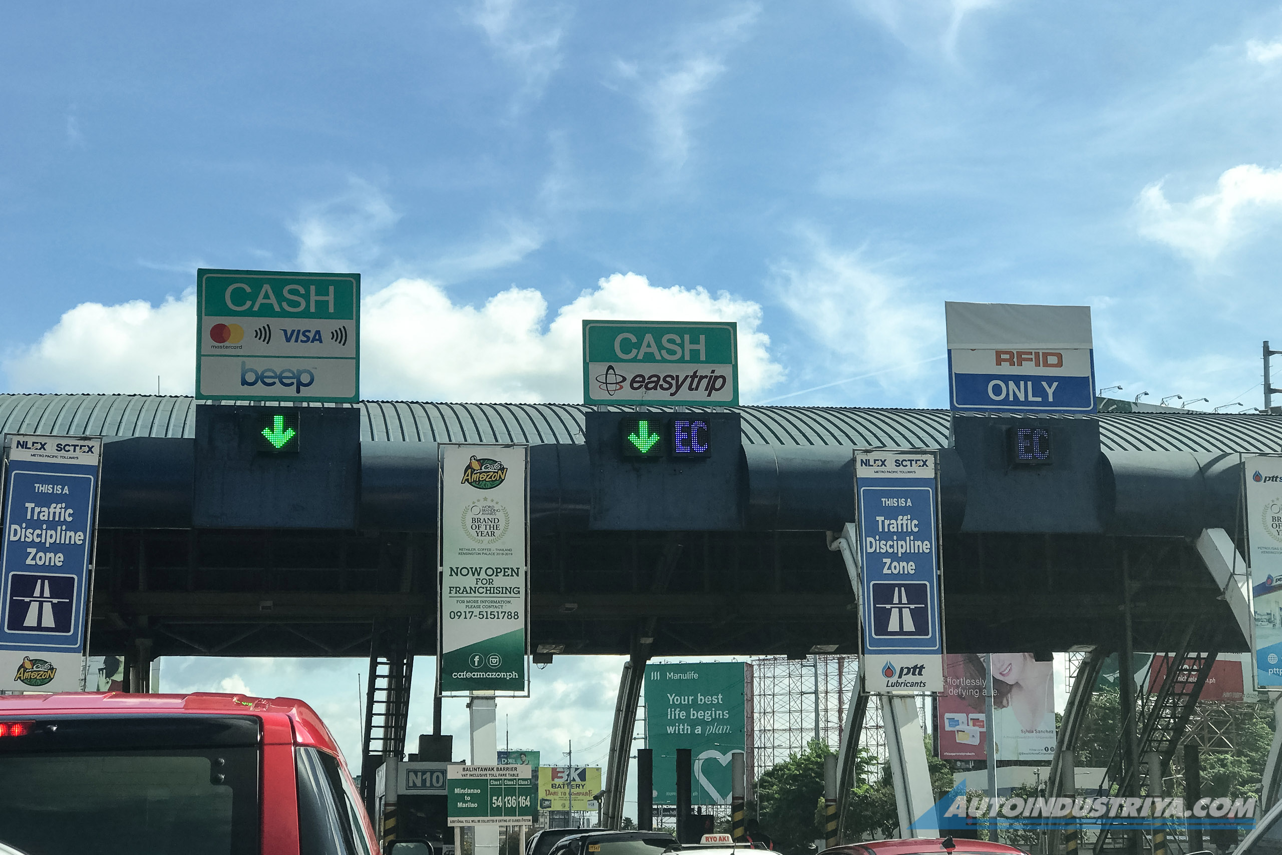 NLEX to implement ‘barrier up’ RFID, cash lanes on toll plazas Motorcycle News