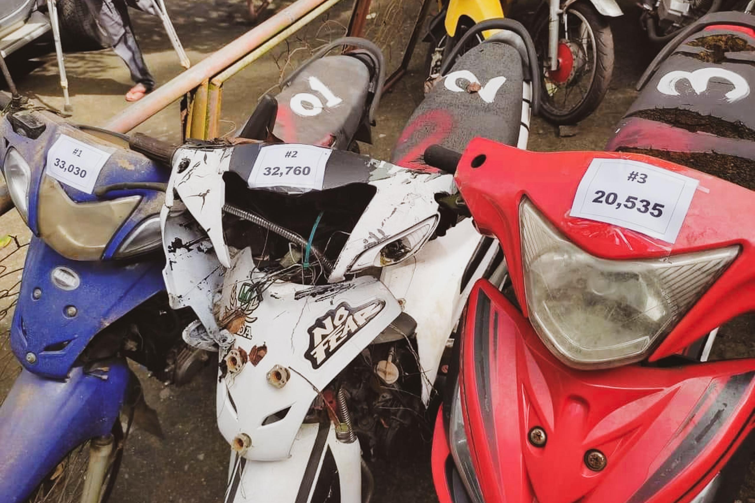 Look LTO auctions 'junk' motorcycles at brand new price Motorcycle News